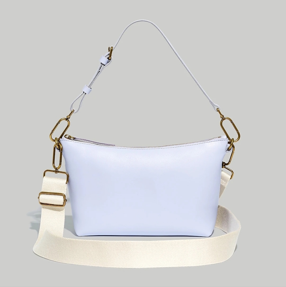 Madewell Leather Carabiner Crossbody Sling Bag